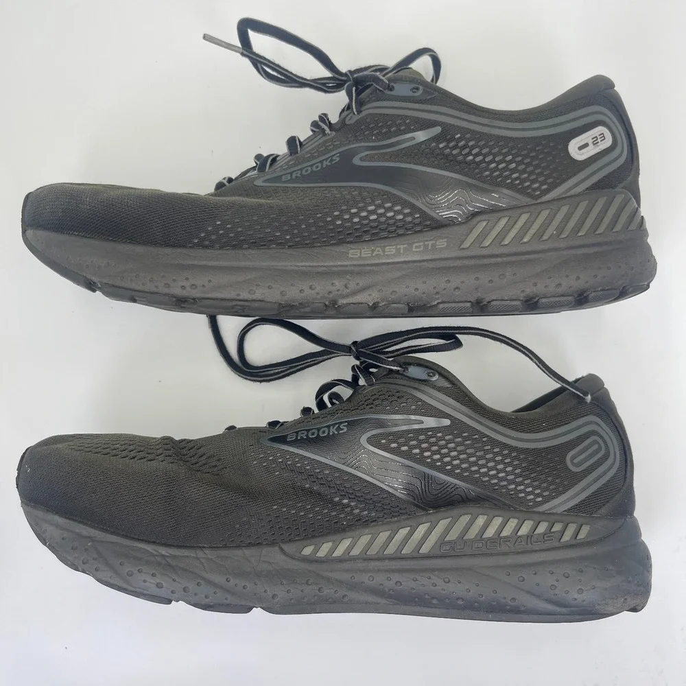Brooks Beast GTS 23 1104014E041 Sneakers Mens US 12 Green Mesh Running Shoes
